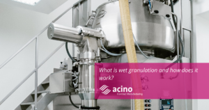 pharmaceutical outsourcing wet granulation